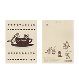 Pottering Cat | 明信片〔咖啡系列〕 - Nekos Cube 方塊貓 | 荃灣貓Cafe