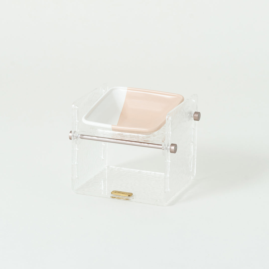 Pettellyava Cat Bowl Set 碗+架套裝 - Nekos Cube 方塊貓 | 荃灣貓Cafe