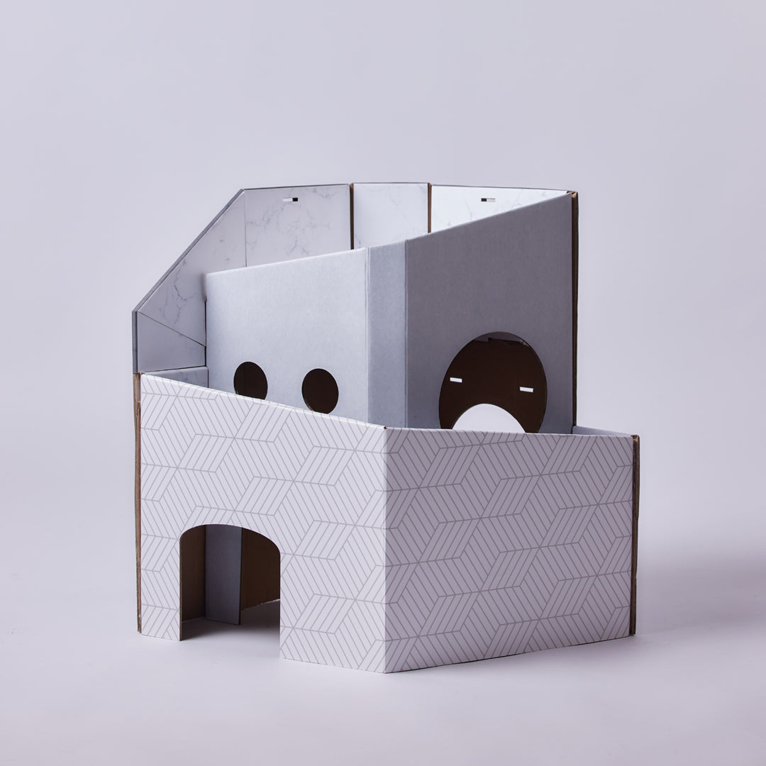 Pettellyava Mini Cat Mansion 摺疊式貓屋 - Nekos Cube 方塊貓 | 荃灣貓Cafe
