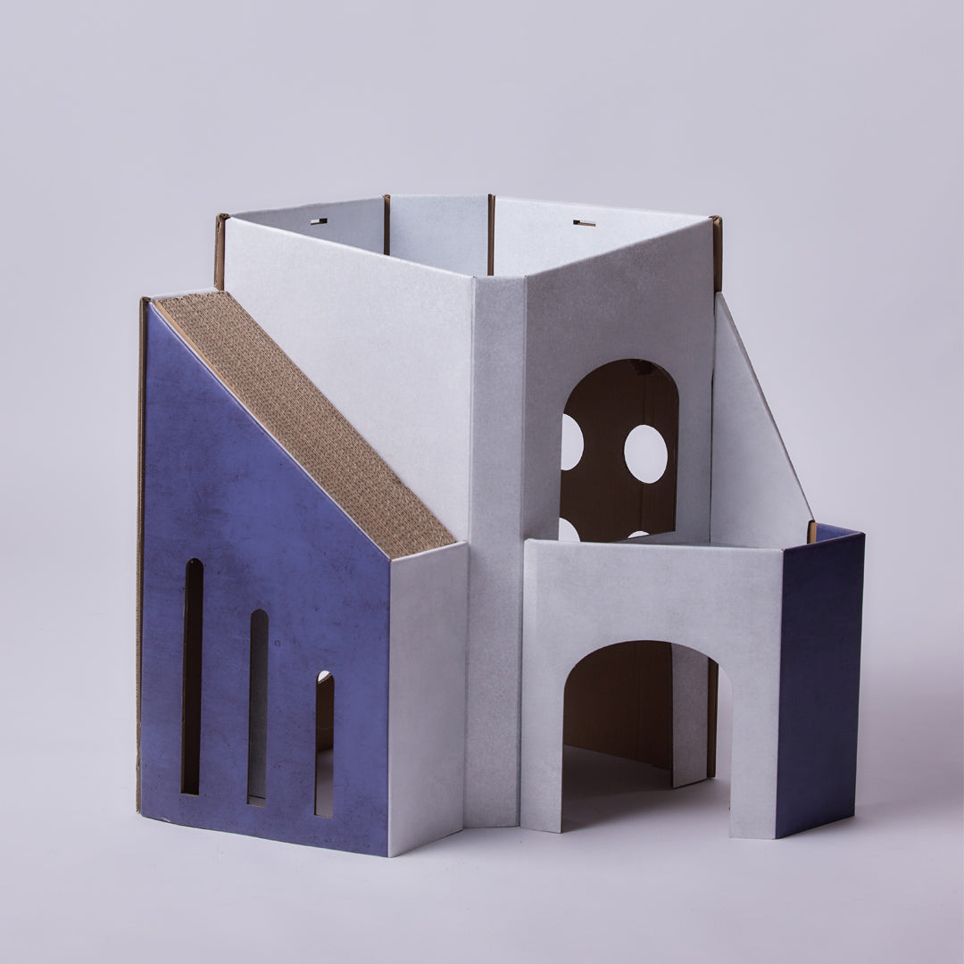 Pettellyava Mini Cat Mansion 摺疊式貓屋 - Nekos Cube 方塊貓 | 荃灣貓Cafe