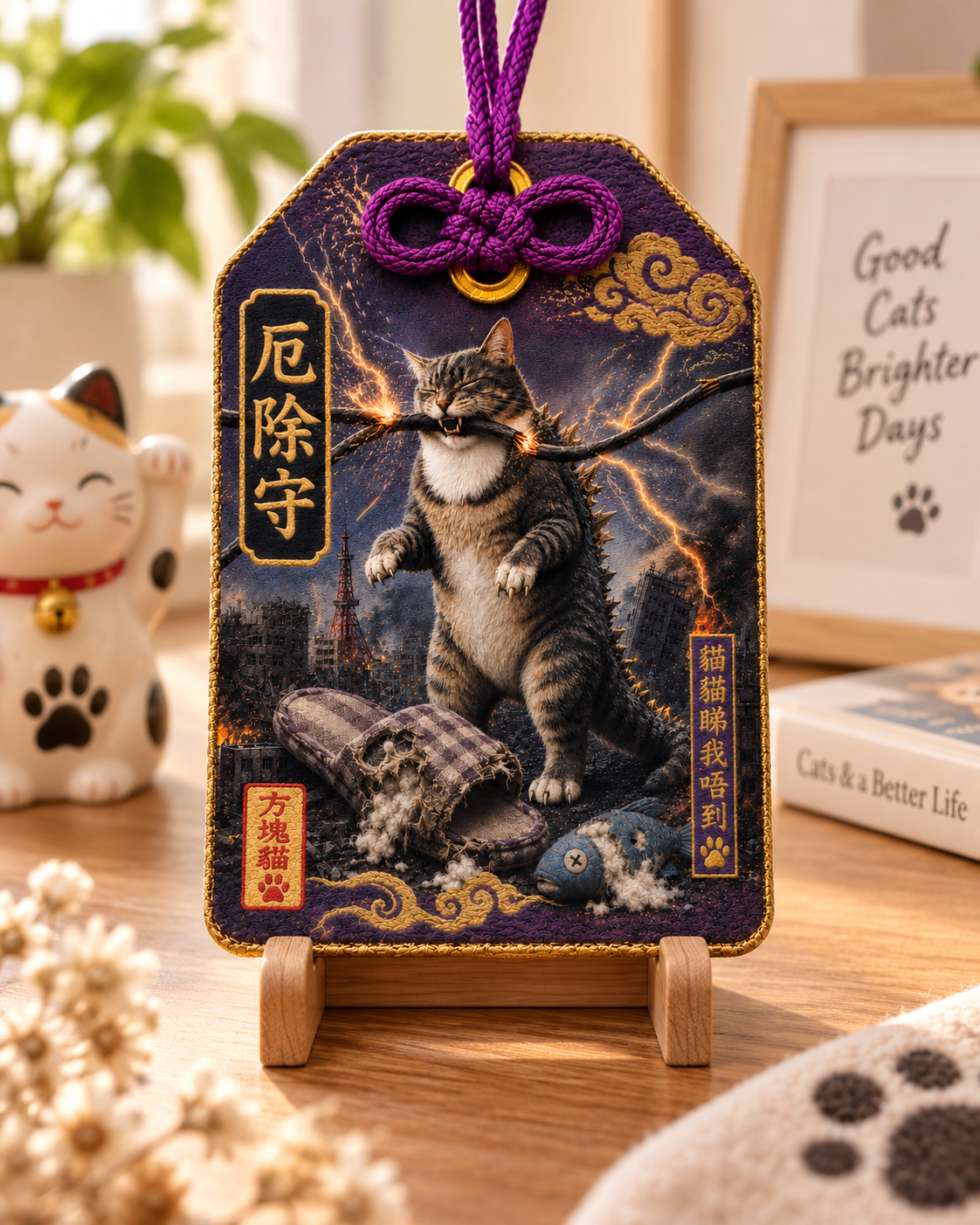 Nekos Cube 貓咪御守｜鬼鬼厄除守 - Nekos Cube 方塊貓 | 荃灣貓Cafe