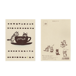 Pottering Cat | 明信片〔咖啡系列〕 - Nekos Cube 方塊貓 | 荃灣貓Cafe