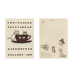 Pottering Cat | 明信片〔咖啡系列〕 - Nekos Cube 方塊貓 | 荃灣貓Cafe