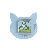 Pottering Cat | 徽章〔郵票系列〕 - Nekos Cube 方塊貓 | 荃灣貓Cafe
